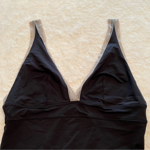 Victoria’s Secret - S/P - Black and Tan trim bodysuit - Picture 10 of 16